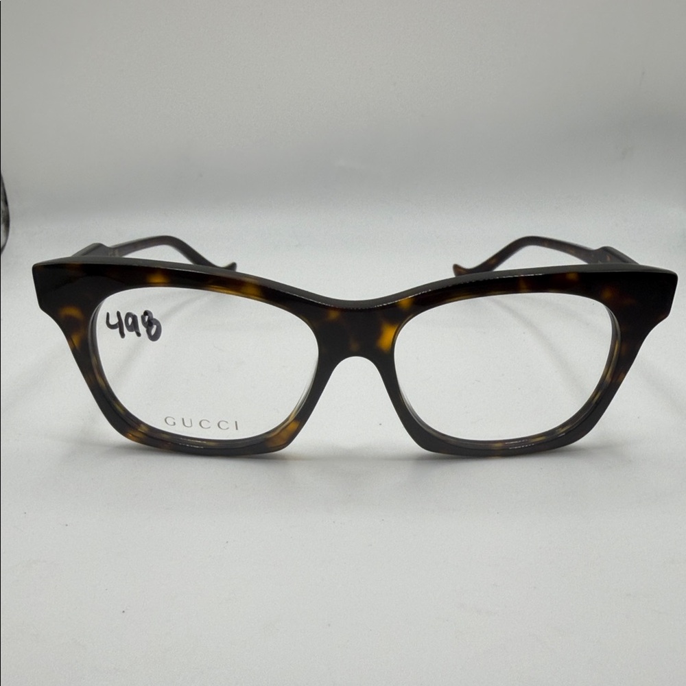 Gucci Brown Tortoiseshell Glasses GG1299O No Case